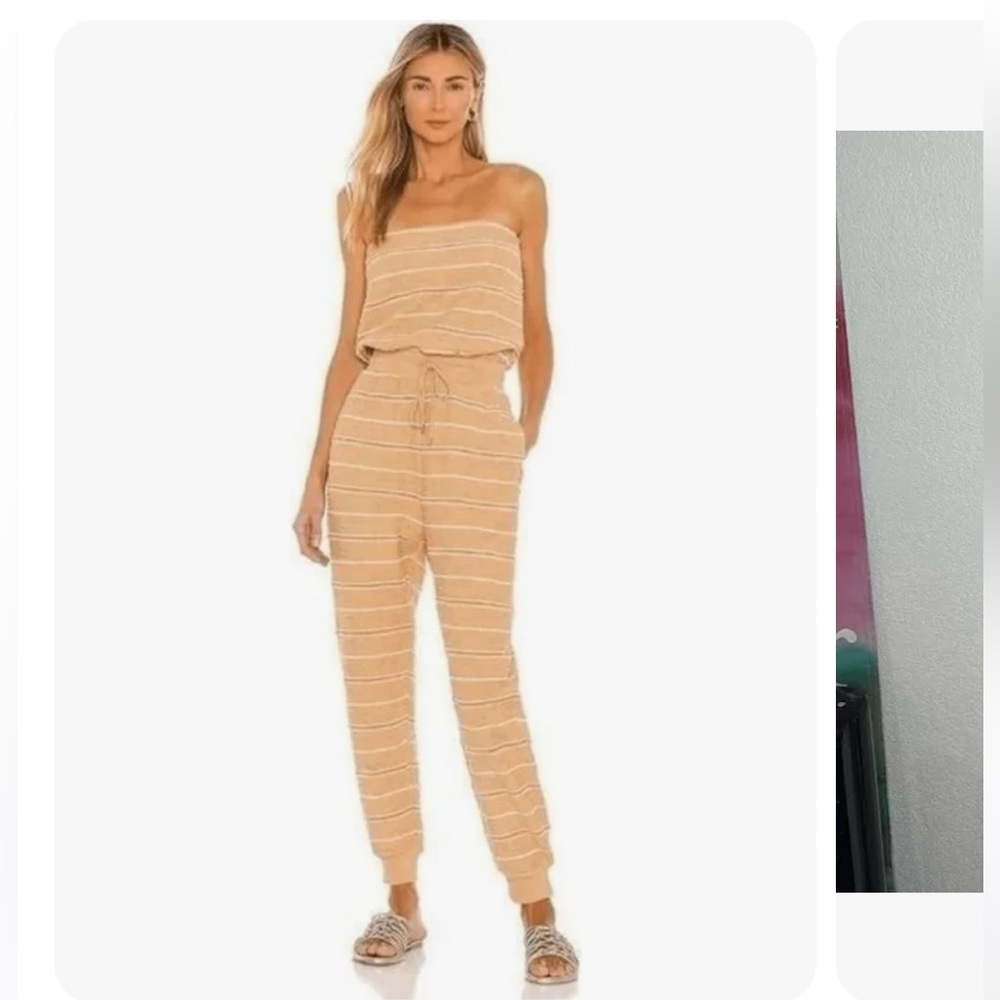 L SPACE terry cloth jumpsuit